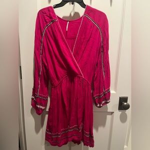 Free people long sleeve dress size S